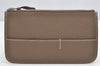 Authentic HERMES Dogon GM Vintage Leather Long Wallet Purse Brown 4657I