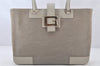 Authentic GUCCI Shoulder Tote Bag Canvas Leather 0021109 Beige Brown 4657K