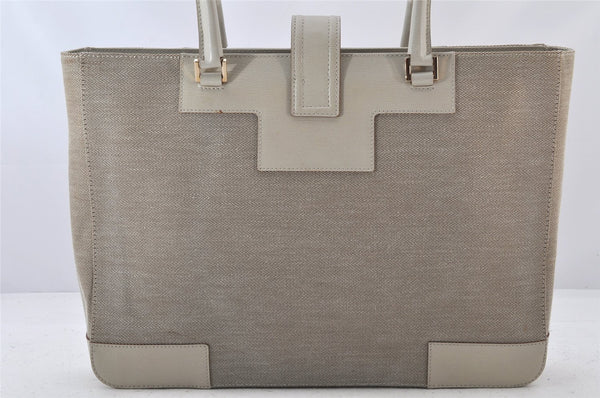 Authentic GUCCI Shoulder Tote Bag Canvas Leather 0021109 Beige Brown 4657K