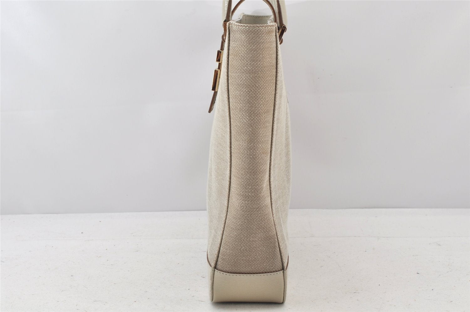 Authentic GUCCI Shoulder Tote Bag Canvas Leather 0021109 Beige Brown 4657K