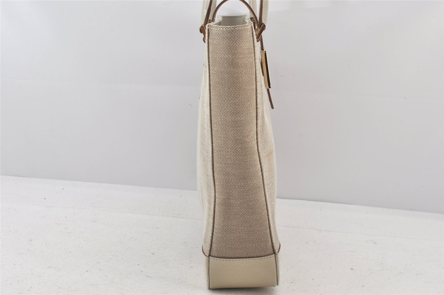 Authentic GUCCI Shoulder Tote Bag Canvas Leather 0021109 Beige Brown 4657K