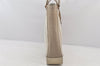 Authentic GUCCI Shoulder Tote Bag Canvas Leather 0021109 Beige Brown 4657K