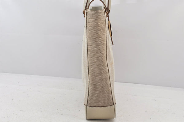 Authentic GUCCI Shoulder Tote Bag Canvas Leather 0021109 Beige Brown 4657K