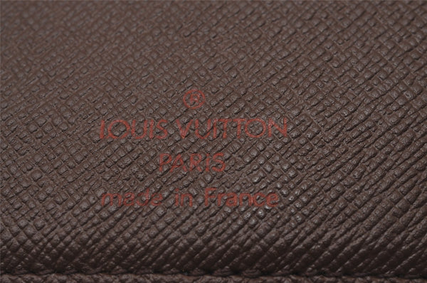 Authentic Louis Vuitton Damier Porte Cartes Credit Yen Wallet N60825 LV 4658I