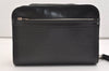 Authentic Louis Vuitton Epi Hoche Clutch Hand Bag Purse Black M59362 LV 4659J