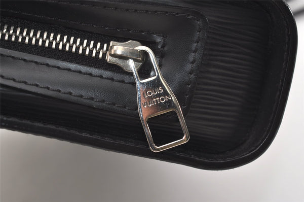Authentic Louis Vuitton Epi Hoche Clutch Hand Bag Purse Black M59362 LV 4659J