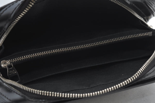 Authentic Louis Vuitton Epi Hoche Clutch Hand Bag Purse Black M59362 LV 4659J
