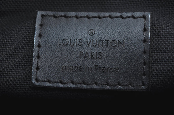 Authentic Louis Vuitton Epi Hoche Clutch Hand Bag Purse Black M59362 LV 4659J