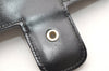 Authentic CELINE Horse Carriage Shoulder Crossbody Bag Purse Leather Black 4659K