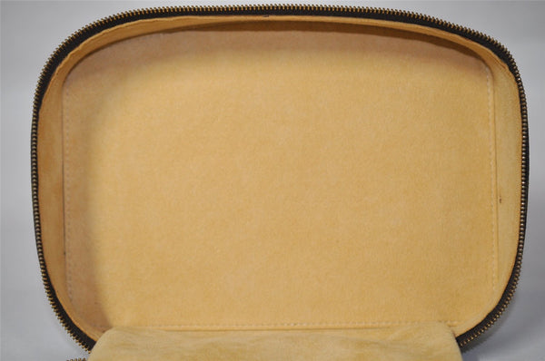 Auth Louis Vuitton Monogram Poche Monte Carlo GM M47350 Jewelry Case Box 4660I