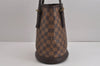 Authentic Louis Vuitton Damier Marais Bucket Shoulder Tote Bag N42240 LV 4660J