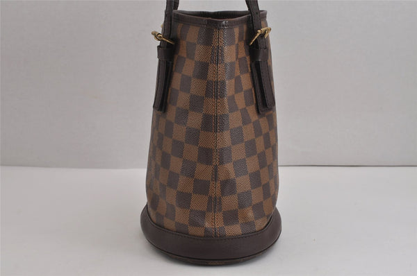 Authentic Louis Vuitton Damier Marais Bucket Shoulder Tote Bag N42240 LV 4660J