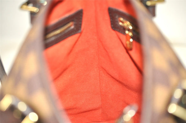 Authentic Louis Vuitton Damier Marais Bucket Shoulder Tote Bag N42240 LV 4660J