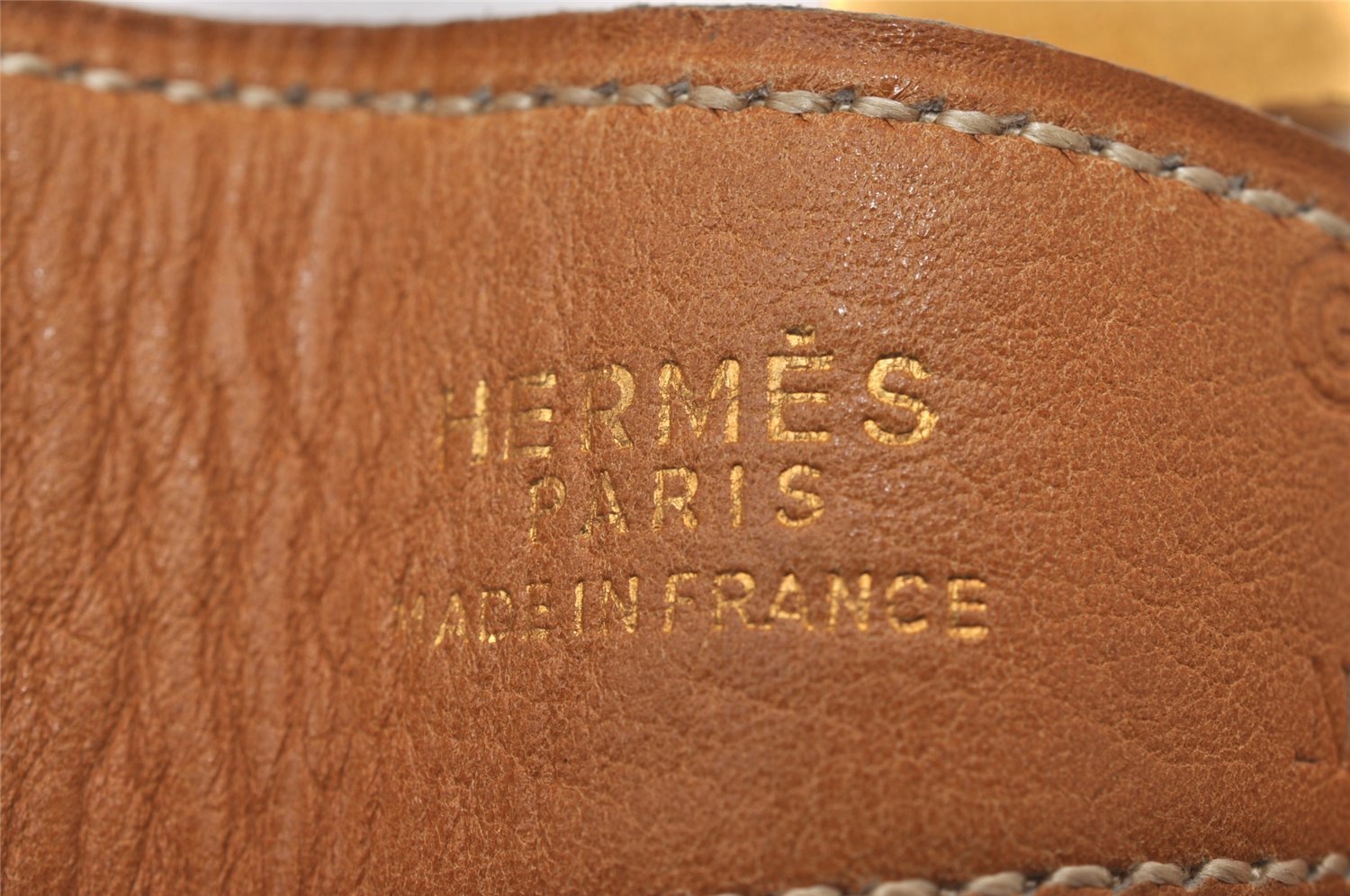 Authentic HERMES Vintage Leather Belt Size 70cm 27.6