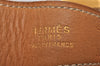 Authentic HERMES Vintage Leather Belt Size 70cm 27.6" Brown 4661I