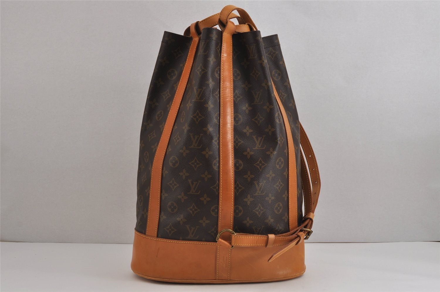 Authentic Louis Vuitton Monogram Randonnee GM Shoulder Bag M42244 LV 4661J
