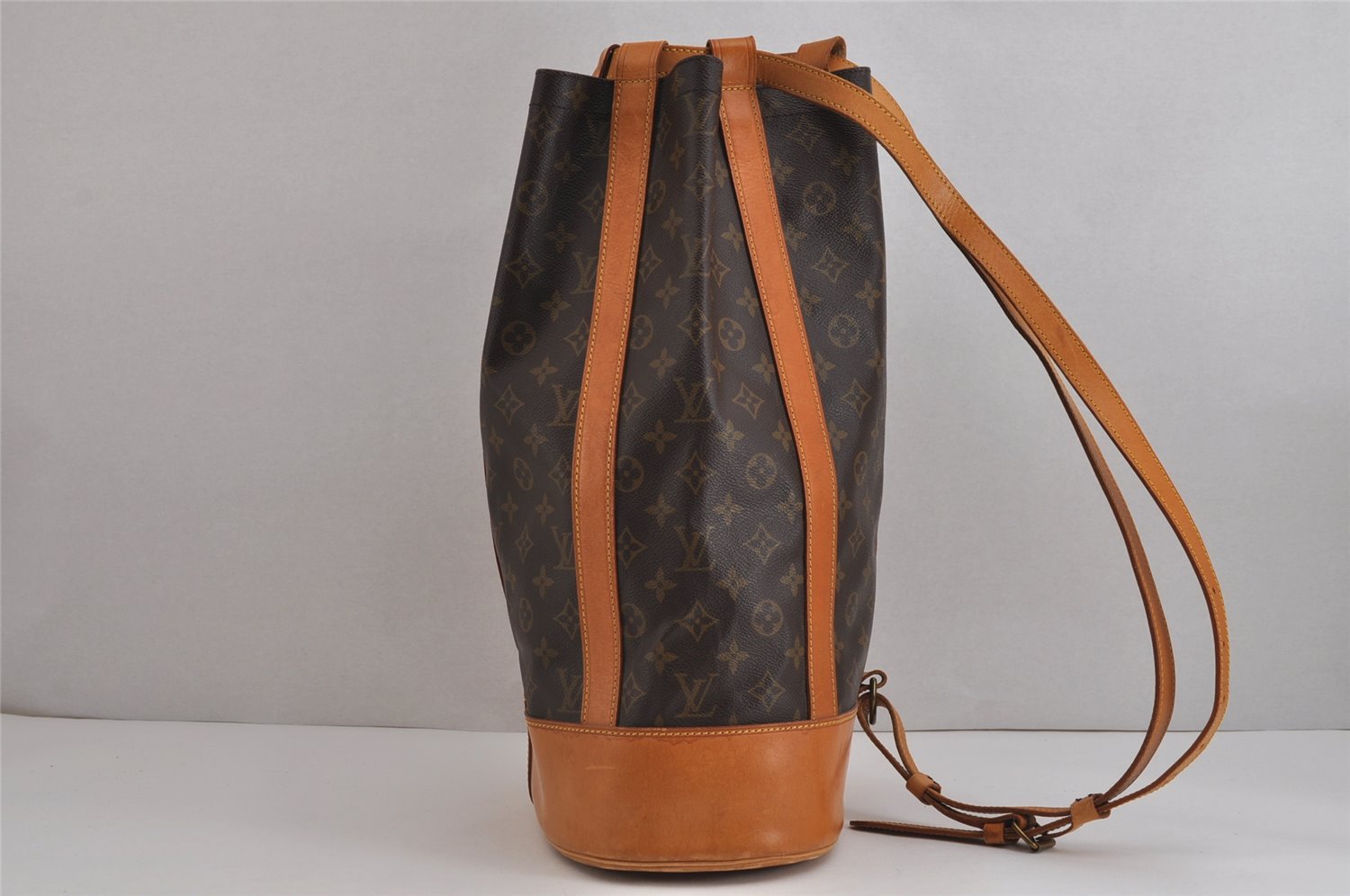 Authentic Louis Vuitton Monogram Randonnee GM Shoulder Bag M42244 LV 4661J