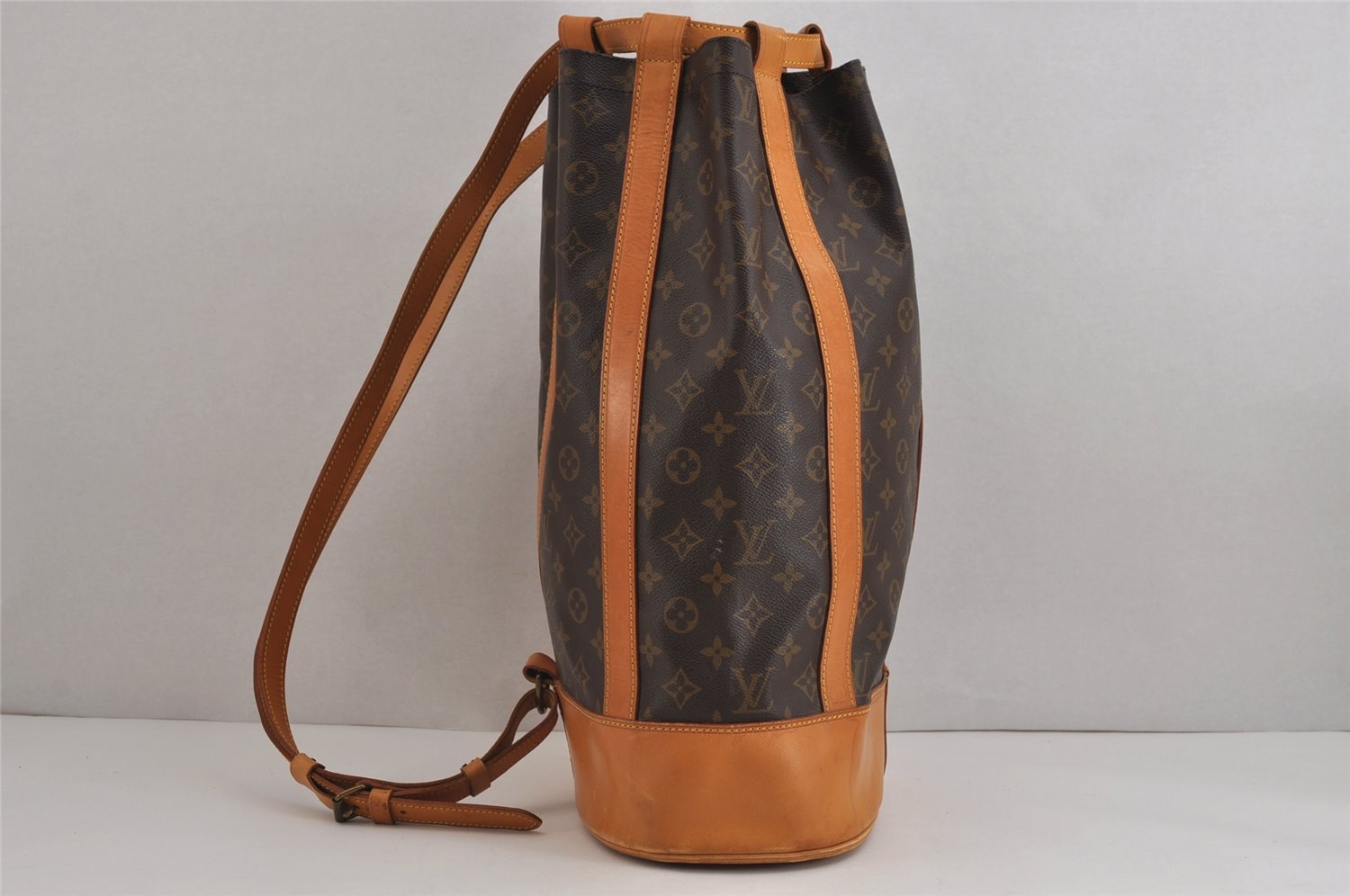 Authentic Louis Vuitton Monogram Randonnee GM Shoulder Bag M42244 LV 4661J