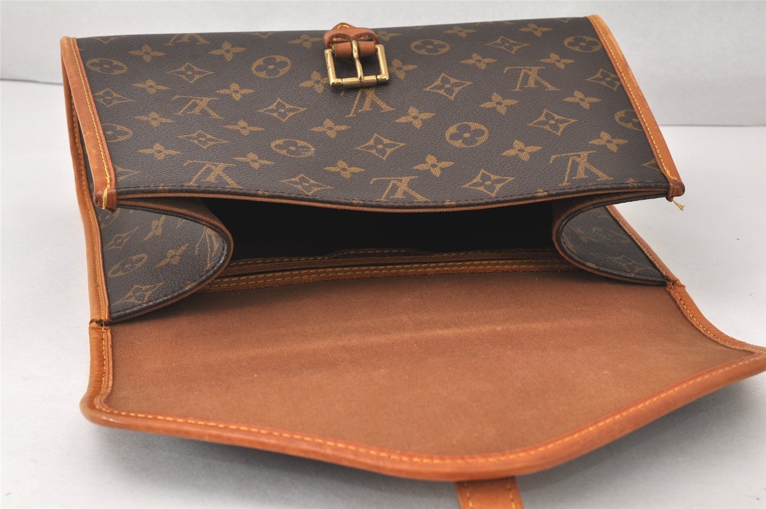 Authentic Louis Vuitton Monogram Bel Air 2Way Hand Bag M51122 Junk 4662K