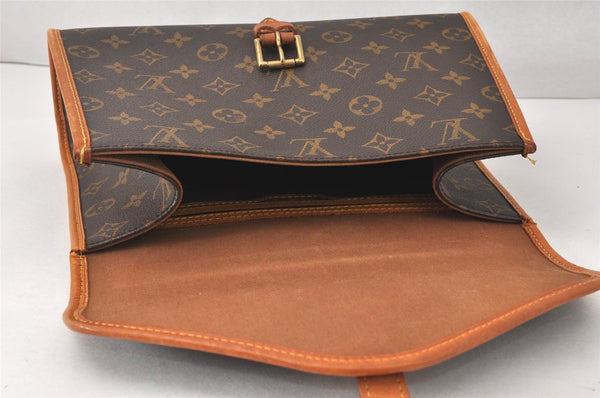 Authentic Louis Vuitton Monogram Bel Air 2Way Hand Bag M51122 Junk 4662K