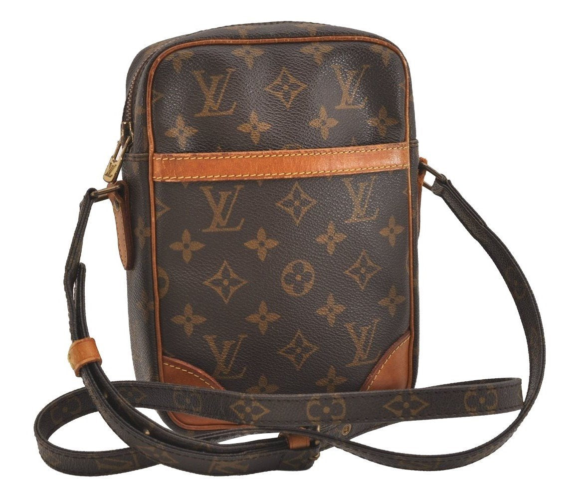 Authentic Louis Vuitton Monogram Danube Shoulder Cross Body Bag M45266 LV 4663J