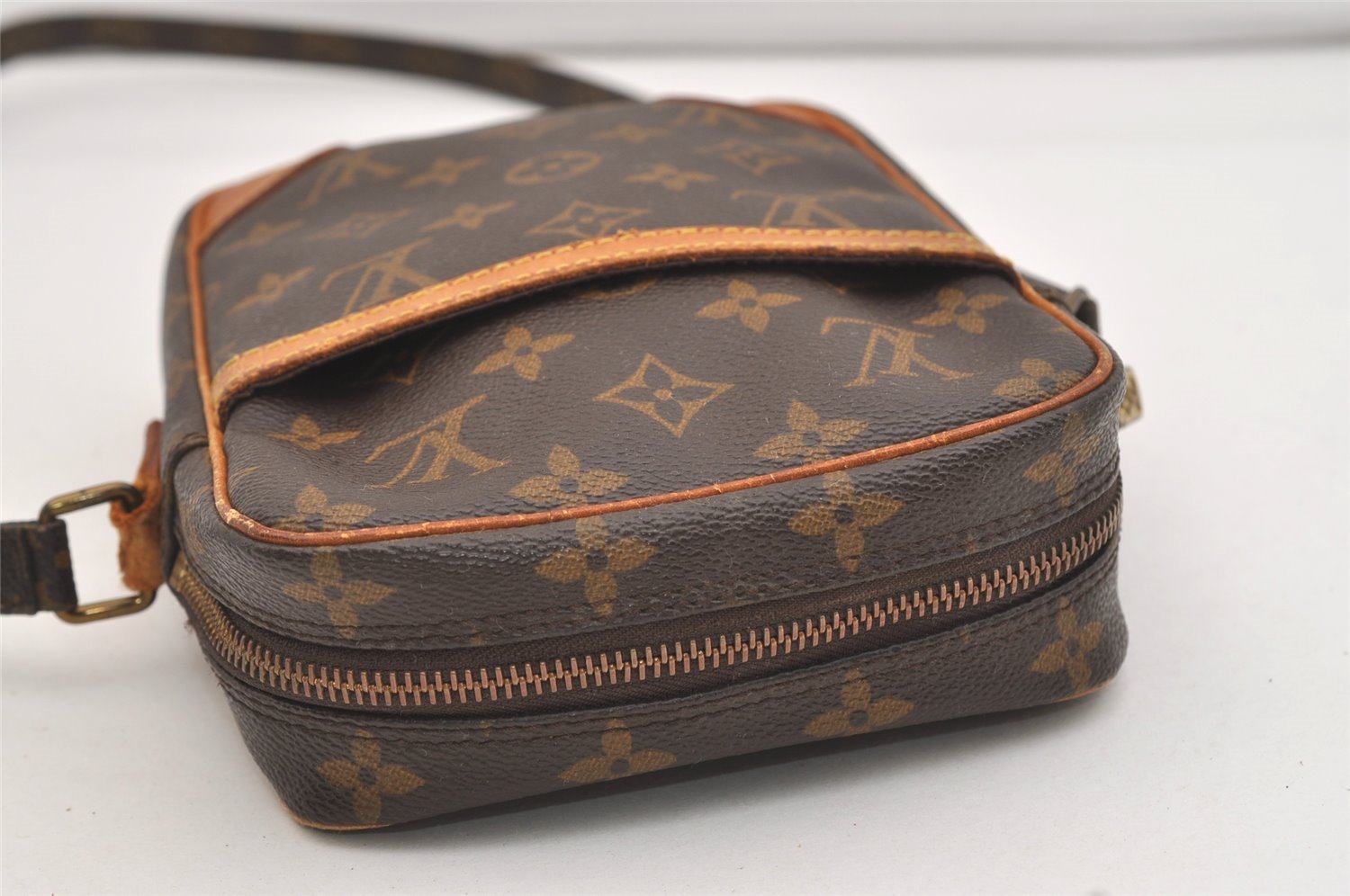 Authentic Louis Vuitton Monogram Danube Shoulder Cross Body Bag M45266 LV 4663J