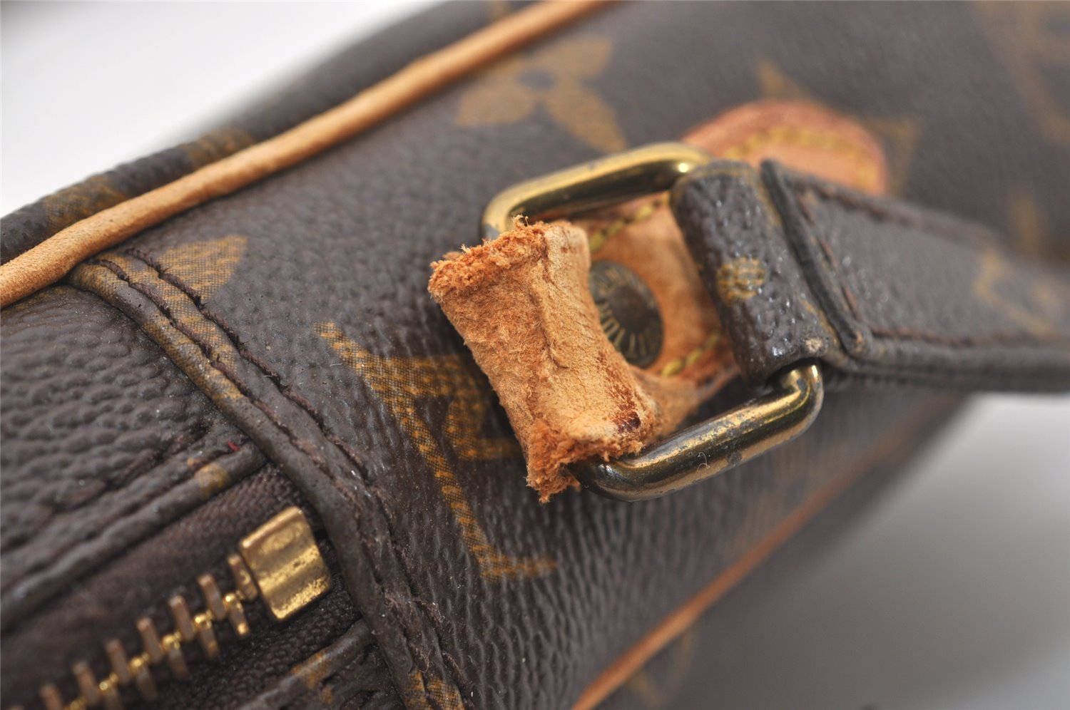 Authentic Louis Vuitton Monogram Danube Shoulder Cross Body Bag M45266 LV 4663J