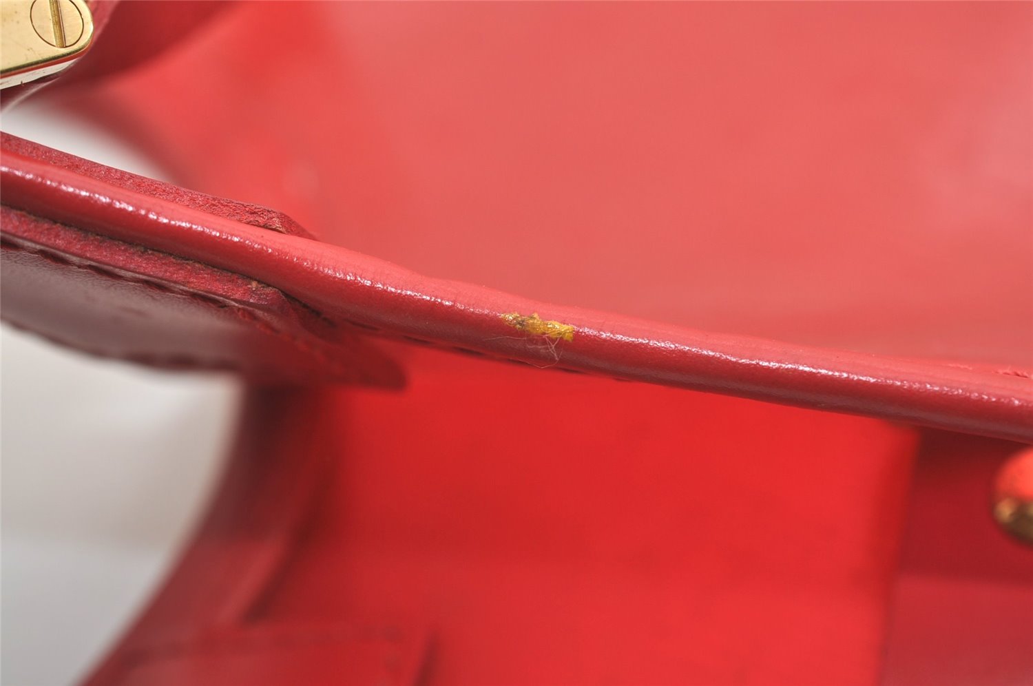 Authentic Louis Vuitton Epi Plage Bahia Shoulder Tote Bag Red M92152 LV 4664J
