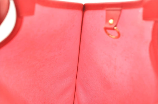 Authentic Louis Vuitton Epi Plage Bahia Shoulder Tote Bag Red M92152 LV 4664J