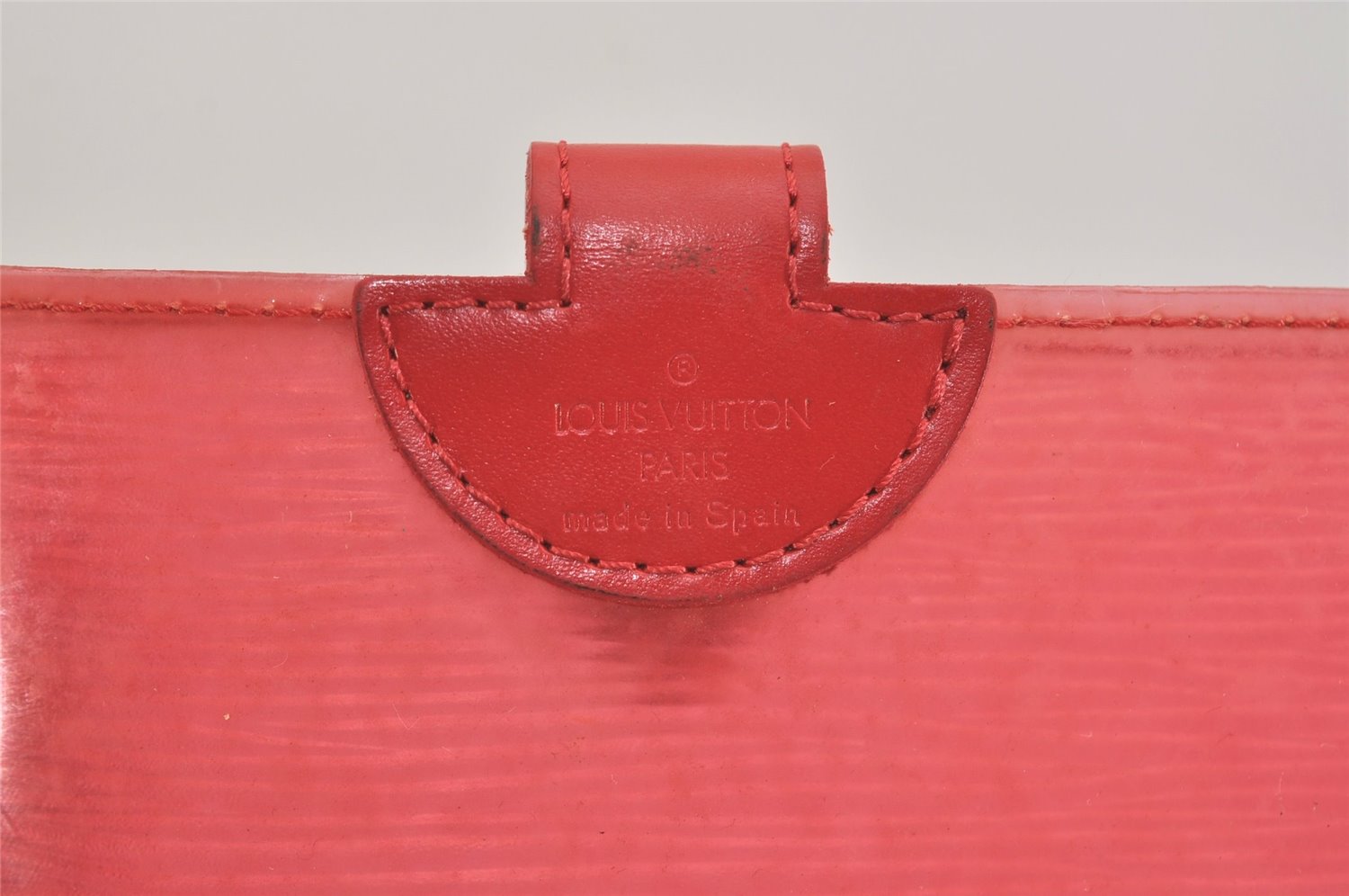 Authentic Louis Vuitton Epi Plage Bahia Shoulder Tote Bag Red M92152 LV 4664J