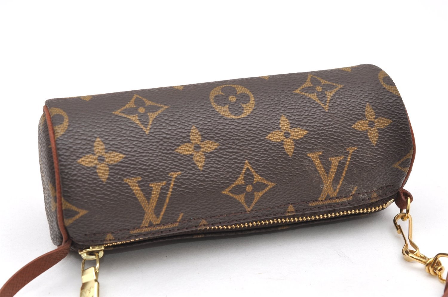 Authentic Louis Vuitton Monogram Papillon Pouch Old Model LV 4664K