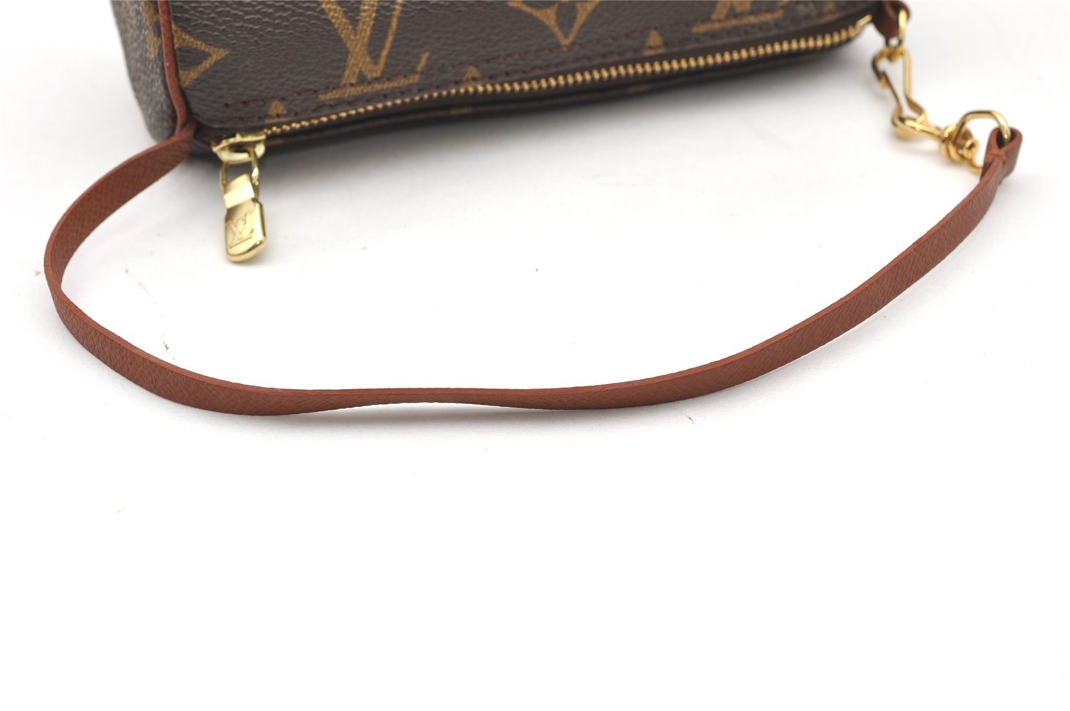 Authentic Louis Vuitton Monogram Papillon Pouch Old Model LV 4664K