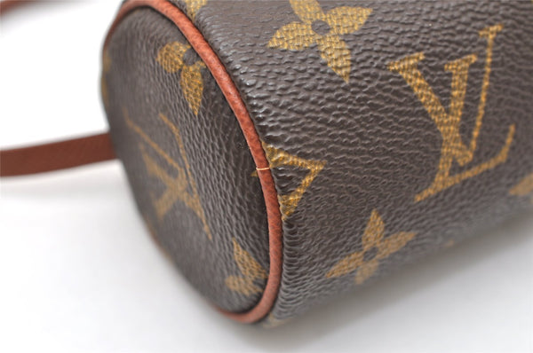 Authentic Louis Vuitton Monogram Papillon Pouch Old Model LV 4664K