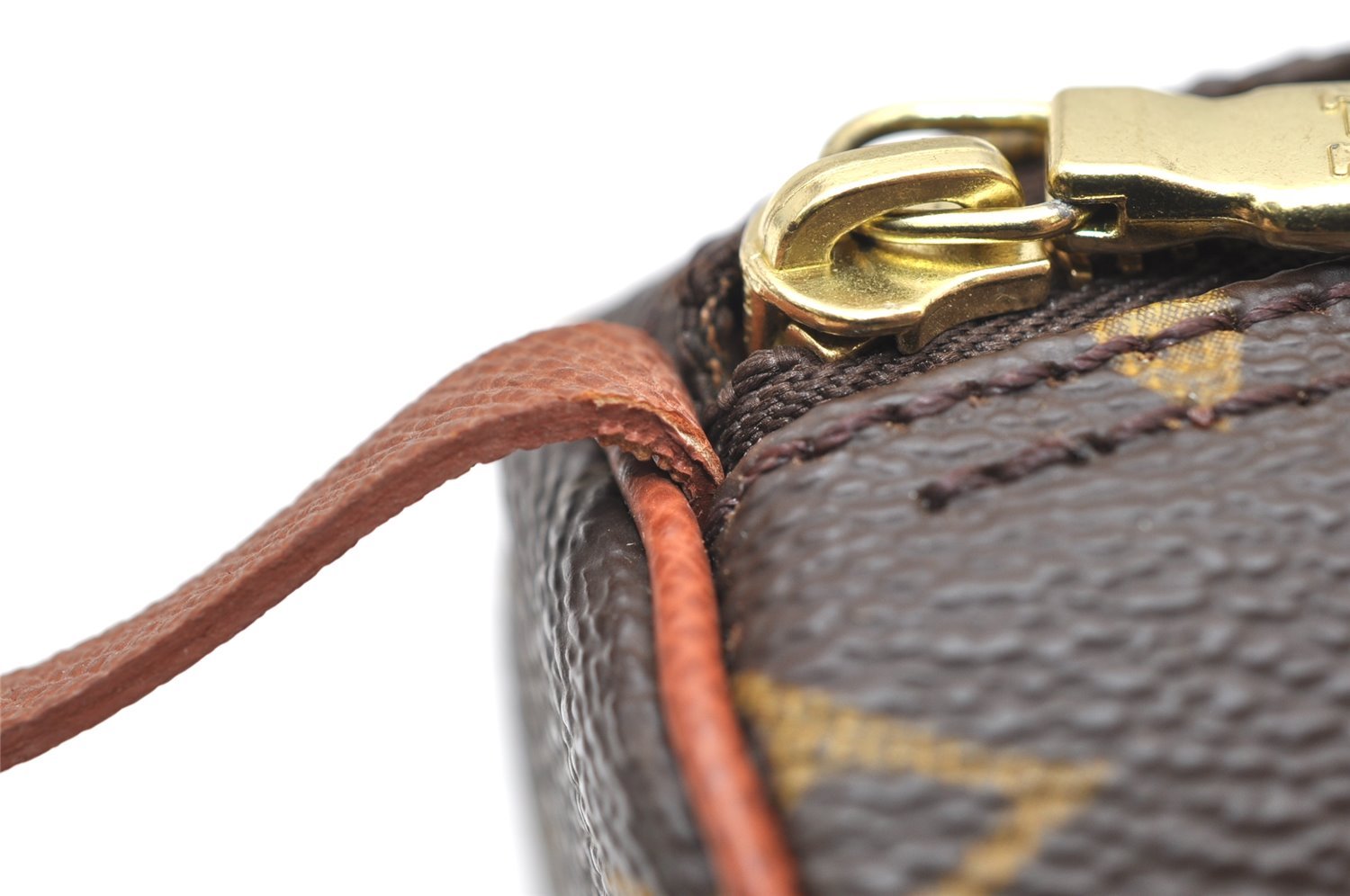 Authentic Louis Vuitton Monogram Papillon Pouch Old Model LV 4664K