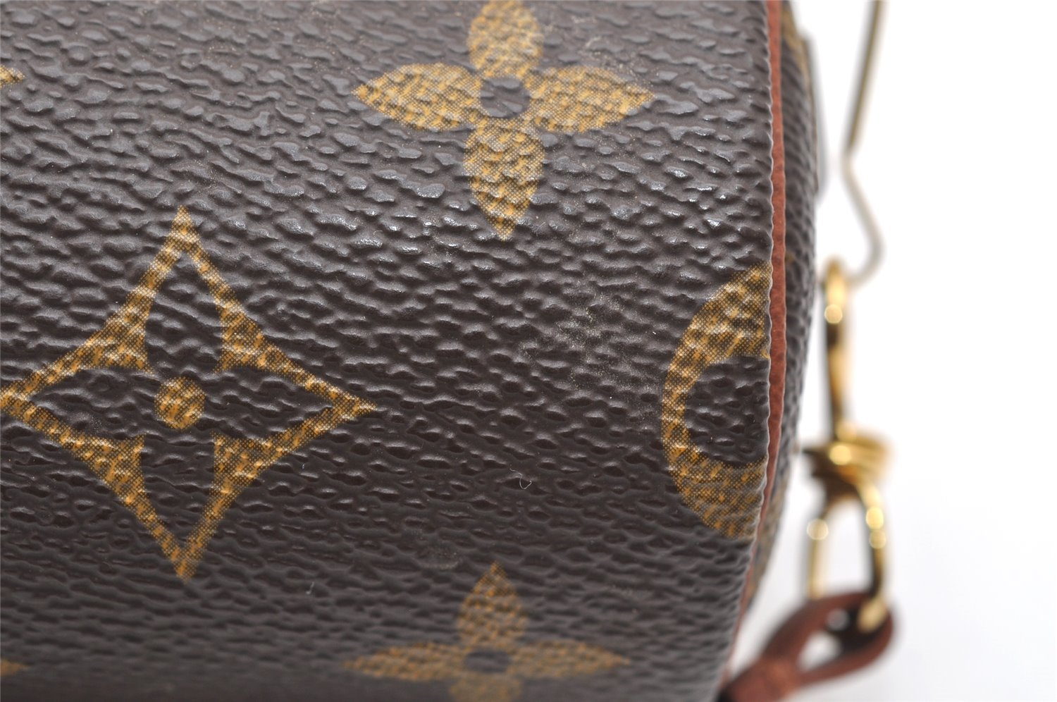 Authentic Louis Vuitton Monogram Papillon Pouch Old Model LV 4664K