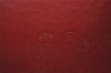 Authentic HERMES Dogon GM Vintage Leather Long Wallet Purse Red 4665I