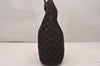 Authentic GUCCI Shoulder Tote Bag GG Suede Leather 0013297 Brown Junk 4665J
