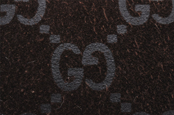 Authentic GUCCI Shoulder Tote Bag GG Suede Leather 0013297 Brown Junk 4665J