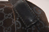 Authentic GUCCI Shoulder Tote Bag GG Suede Leather 0013297 Brown Junk 4665J