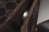 Authentic GUCCI Shoulder Tote Bag GG Suede Leather 0013297 Brown Junk 4665J