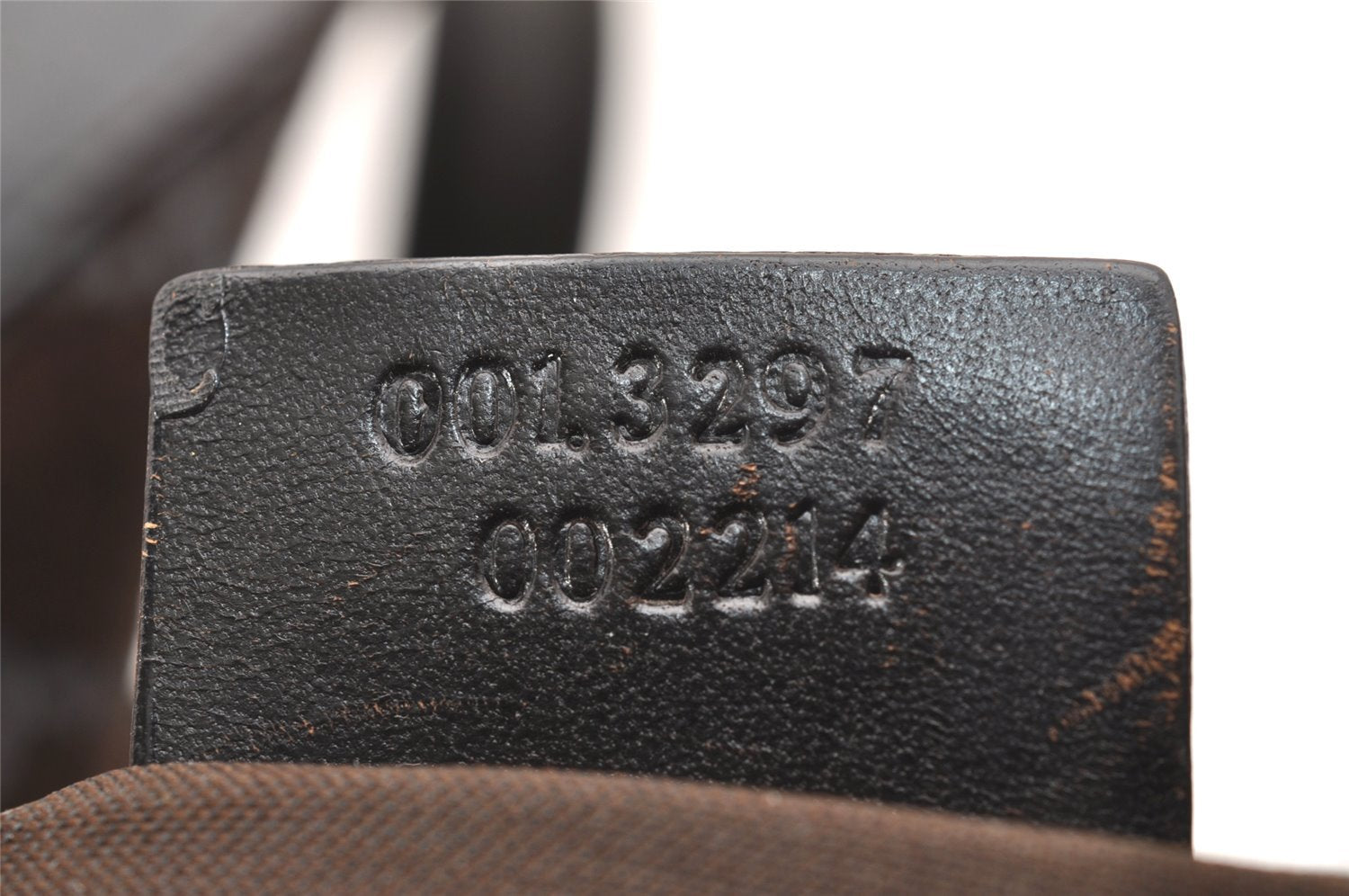 Authentic GUCCI Shoulder Tote Bag GG Suede Leather 0013297 Brown Junk 4665J