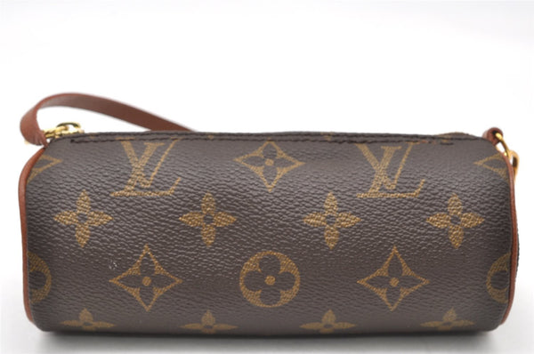 Authentic Louis Vuitton Monogram Papillon Pouch Old Model LV 4665K