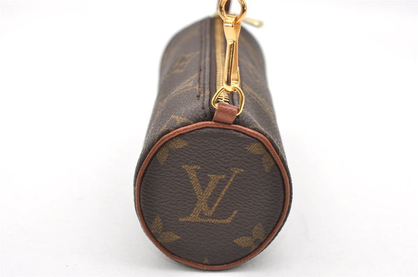 Authentic Louis Vuitton Monogram Papillon Pouch Old Model LV 4665K