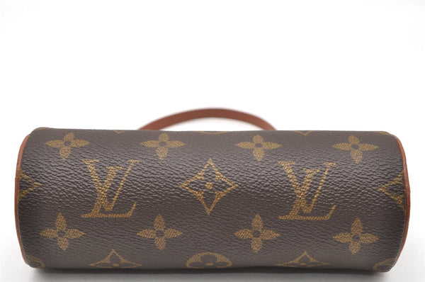 Authentic Louis Vuitton Monogram Papillon Pouch Old Model LV 4665K
