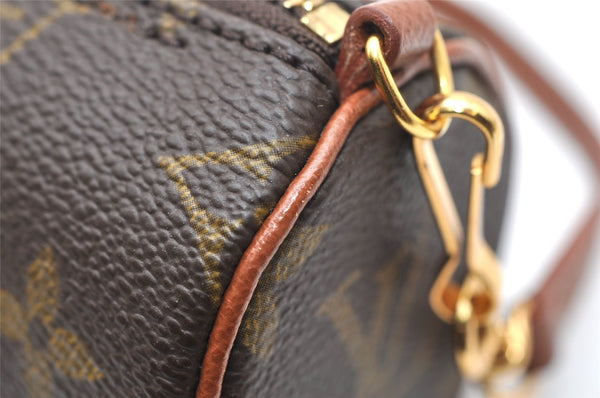 Authentic Louis Vuitton Monogram Papillon Pouch Old Model LV 4665K