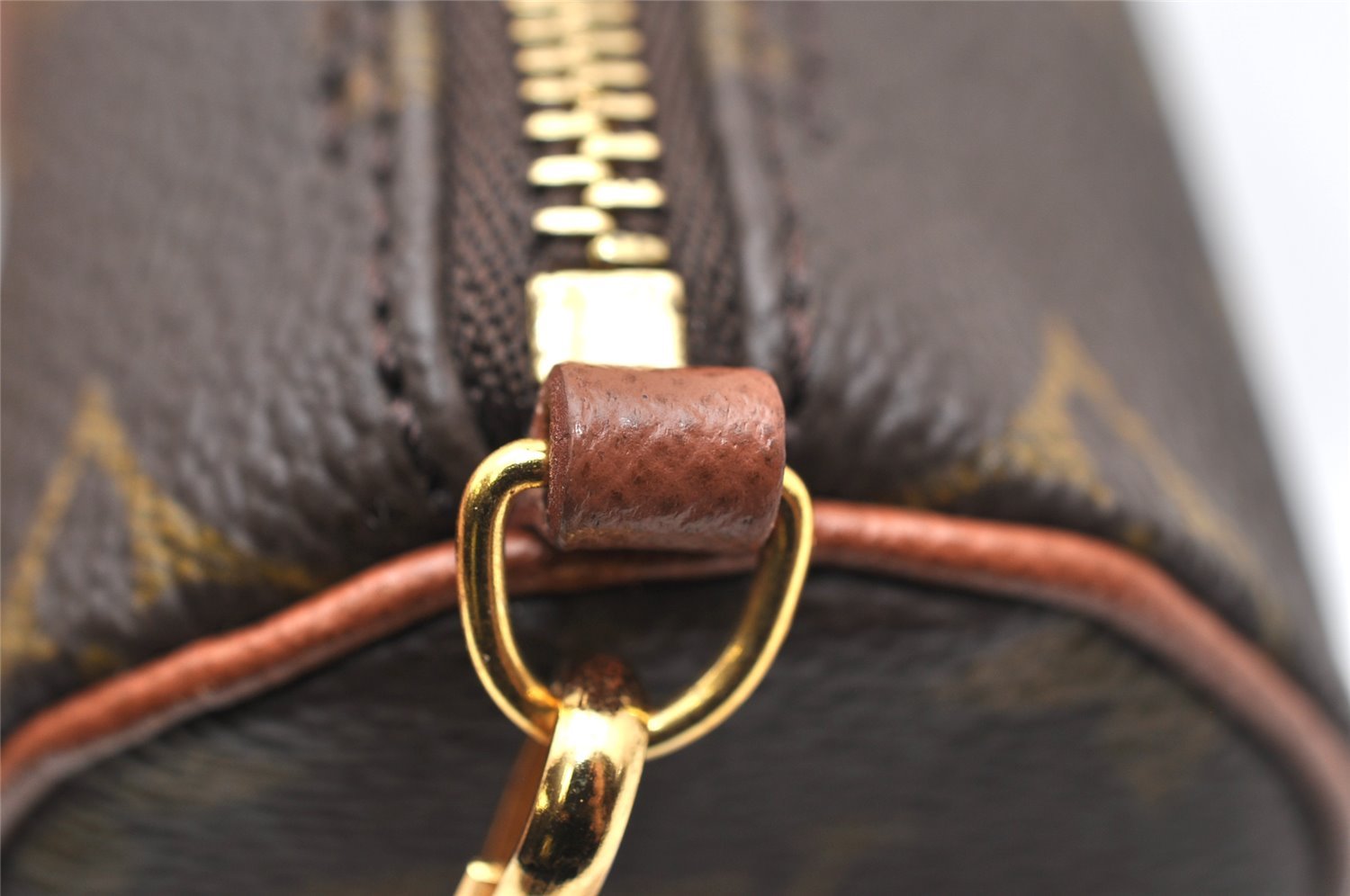 Authentic Louis Vuitton Monogram Papillon Pouch Old Model LV 4665K