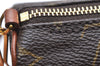 Authentic Louis Vuitton Monogram Papillon Pouch Old Model LV 4665K