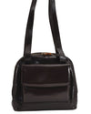 Authentic GUCCI Vintage Bamboo Shoulder Hand Bag Purse Leather Brown Junk 4666J