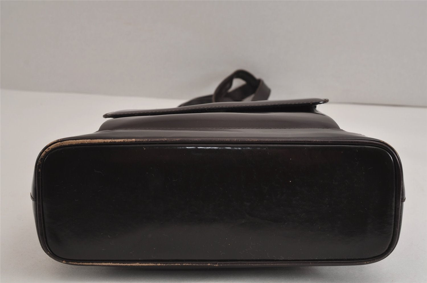 Authentic GUCCI Vintage Bamboo Shoulder Hand Bag Purse Leather Brown Junk 4666J