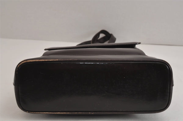 Authentic GUCCI Vintage Bamboo Shoulder Hand Bag Purse Leather Brown Junk 4666J